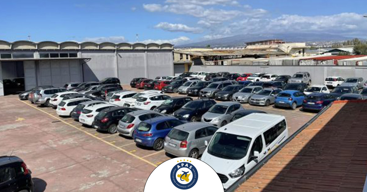 Foto di un parcheggio di Catania